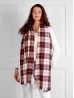 Plaid Patterned Blanket Scarf